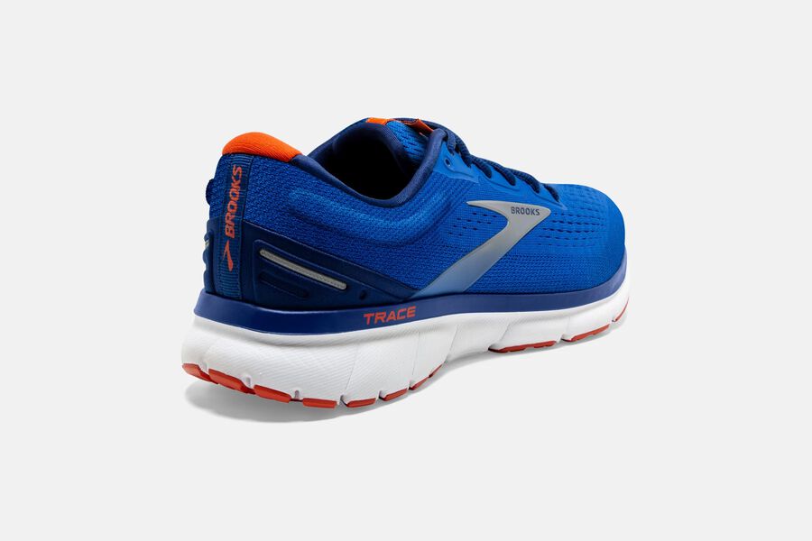 Trace Road Brooks Running Shoes NZ Mens - Blue - ZMYSOT-217